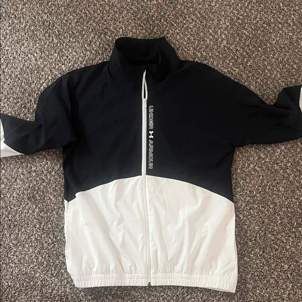 Under Armour Two-Tone Black and White Jacket